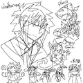 Various commentators and Weatherman, by Leos.