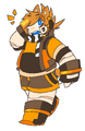 Spark's announcer artwork by Leos. Spartwork.