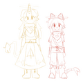 Art by Wybie of Citrine and Cinnabar.