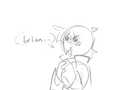 Art by Wybie of Action Replay thinking about Blue Gatorade.
