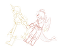 Art by Wybie of Citrine and Cinnabar.