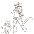 Art by Leos of Brooke and Ash.