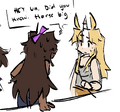 Art by Wybie of Citrine and Yahoo.