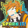 Spark's playlist cover, drawn by Leos.